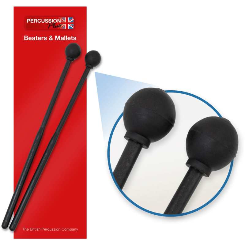 Percussion Plus PP064 Soft Rubber Beaters - Pair