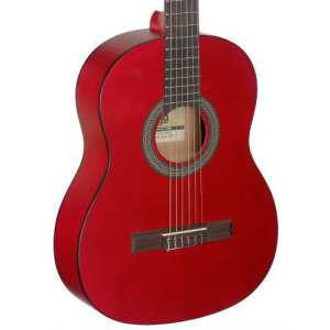 Stagg C440M Full Size 4/4 Classical Guitar in Red