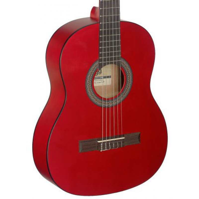 Stagg C440M Full Size 4/4 Classical Guitar in Red