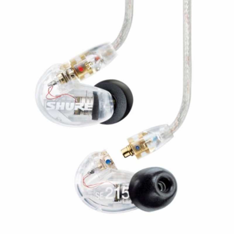 Shure SE215 Sound Isolating Earphones in Clear