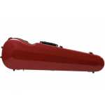 Sinfonica Shaped Violin Case For 4/4 Size Violin Cherry Red (VC009)