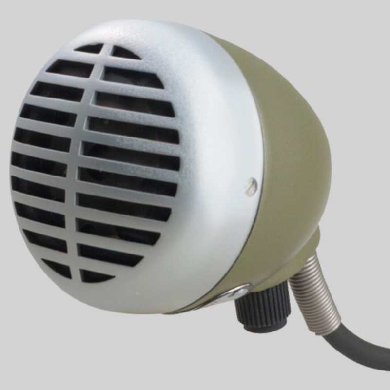Shure 520DX Green Bullet Harmonica Microphone - Image 2