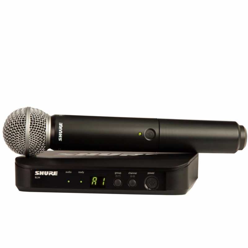 Shure BLX24/SM58 Handheld Wireless System With SM58 Microphone