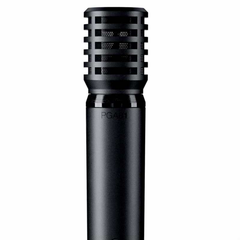 Shure PGA81-XLR Cardioid Condenser Instrument Microphone inc XLR Cable