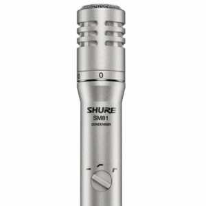 Shure SM81 Condenser Instrument Microphone Package (Cardioid)