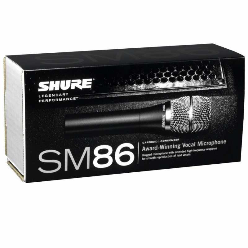 Shure SM86 Condenser Vocal Microphone Package (Cardioid) - Image 2