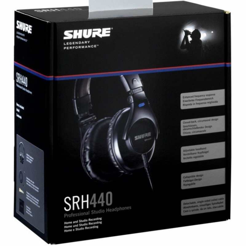 Shure SRH440A Professional Quality Headphones - Image 3