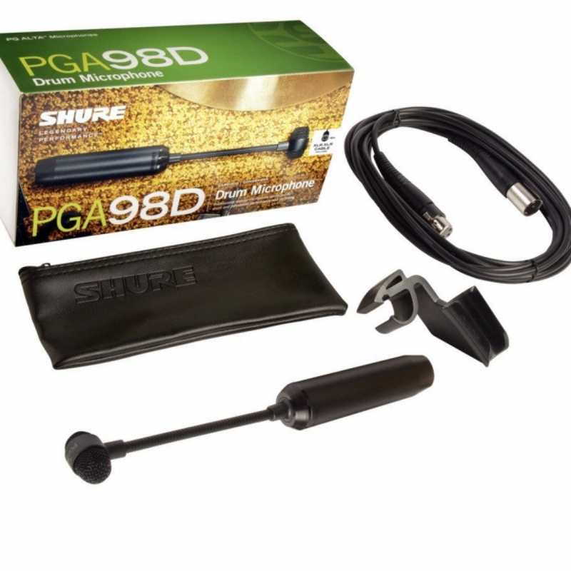 Shure PGA98D Drum Condenser Mic inc Gooseneck, Mount & Cable - Image 4