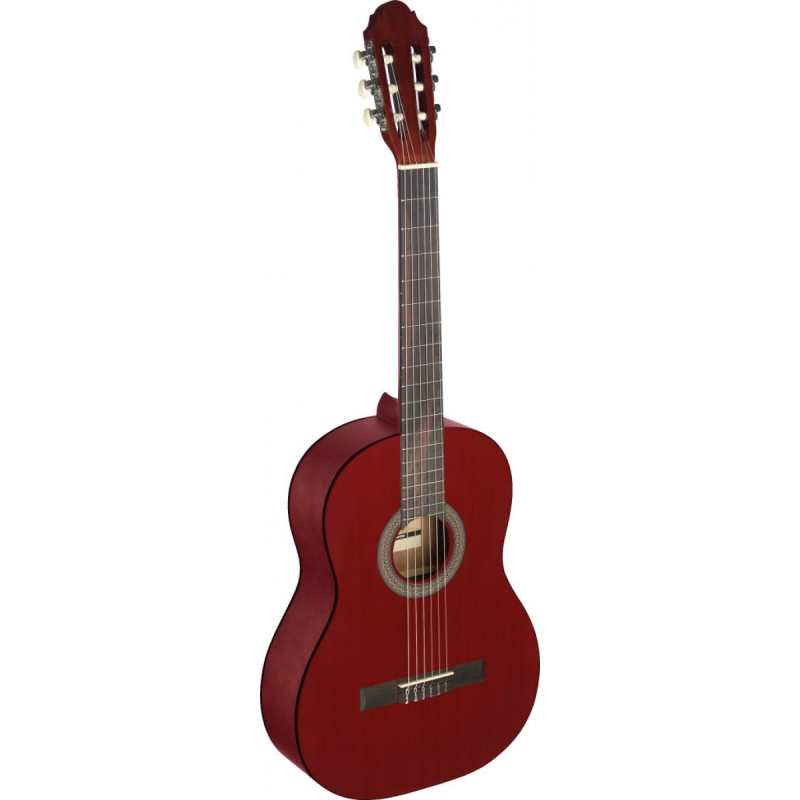 Stagg C440M Full Size 4/4 Classical Guitar in Red - Image 2