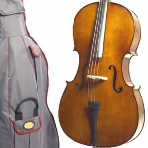 Stentor 4/4 Student 2 Cello Outfit with Bow, Cover & Rosin (1108A)