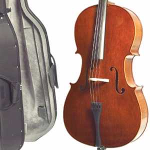 Stentor 1/4 Conservatoire Cello Outfit With Bow & Case (1586F)