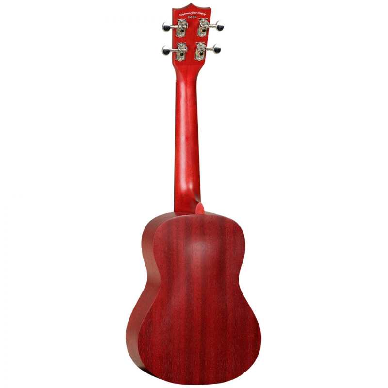 Tanglewood TWT3 TR Red Stain Satin Concert Ukulele - Image 2