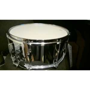 Beverley SDS-1465 Stainless Steel Snare Drum ..... 14 x 6.5 drum with 10 lugs, 1mm steel shell and 1.6mm steel hoops [SDS1465]