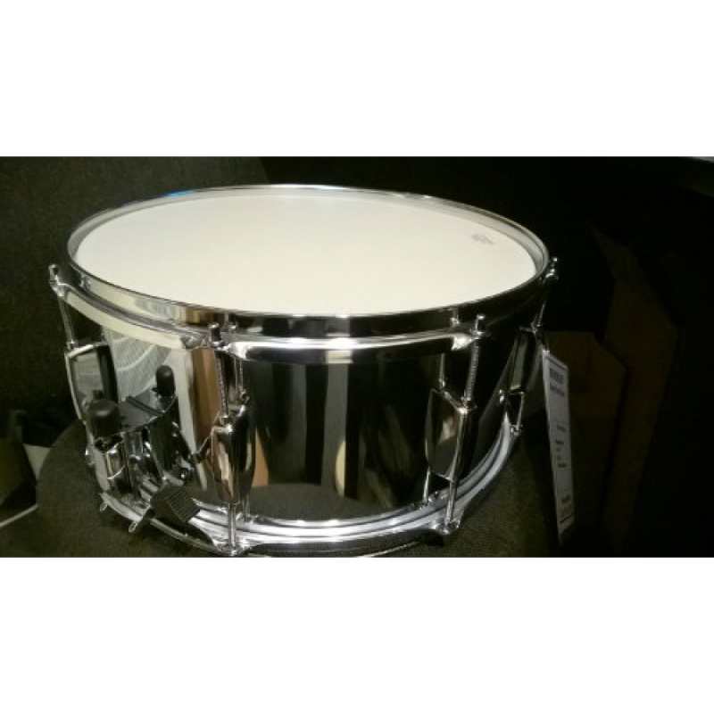 Beverley SDS-1465 Stainless Steel Snare Drum ..... 14 x 6.5 drum with 10 lugs, 1mm steel shell and 1.6mm steel hoops [SDS1465]