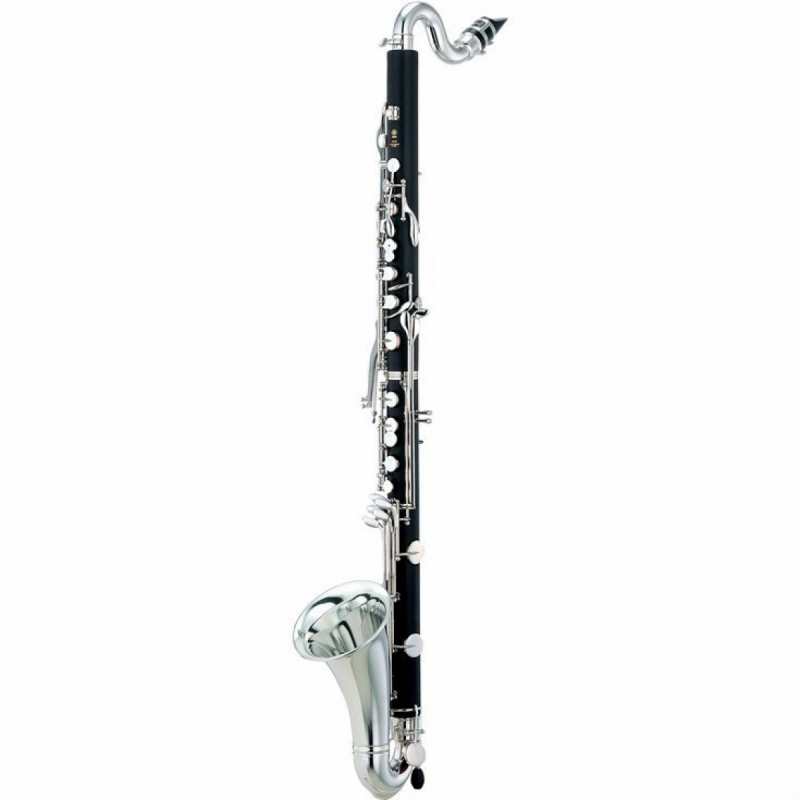 Yamaha YCL221 MK2 Student Model Bb Bass Clarinet to low Eb (inc. Mouthpiece & Case) With Matte ABS Resin Body, and Silver-plated Keys and Bell (YCL221IIS) - Image 3
