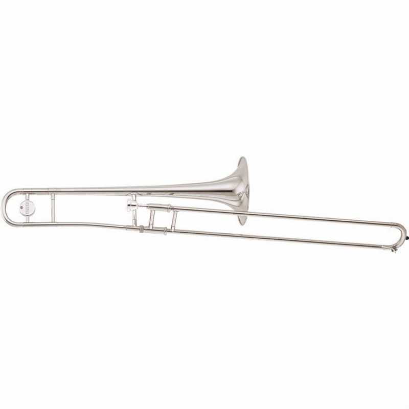 Yamaha YSL-354SE Bb Trombone in Silver Plated Finish with Case & Mouthpiece [student model YSL354SE] - Image 2