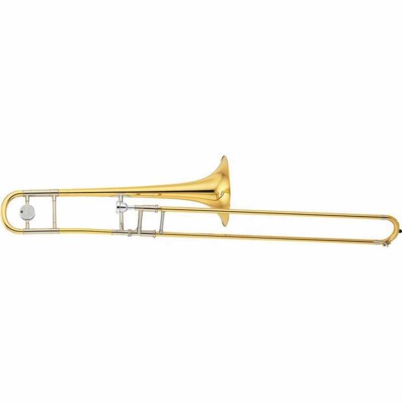 Yamaha YSL-630 Bb Tenor Trombone in Gold Lacquer Finish with Case & Mouthpiece (professional model with medium-large bore YSL630) - Image 2