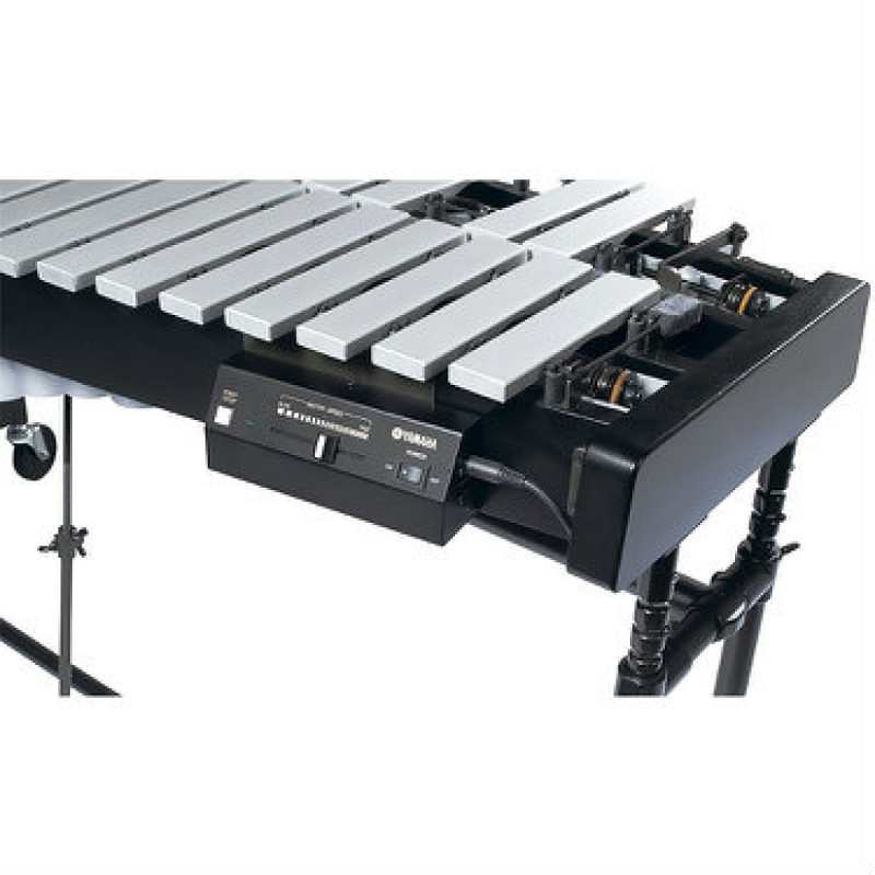 Yamaha YV-2700 3-octave Vibraphone with YVM200 Pause Controller Motor, Silver Satin Finish Aluminum Alloy Bars, and Height Adjustable Frame - Image 6