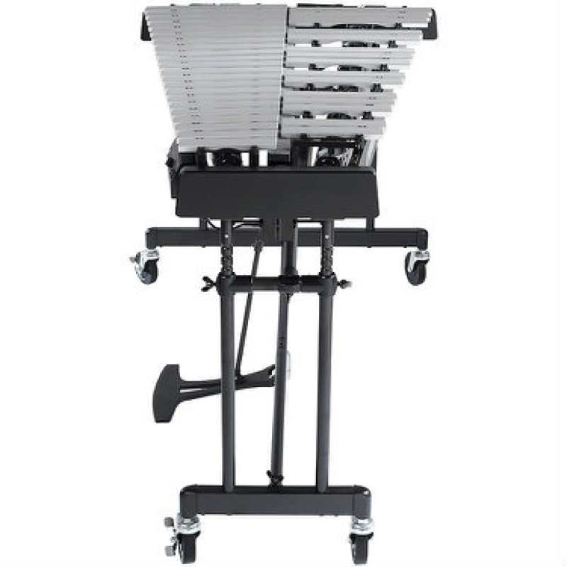 Yamaha YV-2700 3-octave Vibraphone with YVM200 Pause Controller Motor, Silver Satin Finish Aluminum Alloy Bars, and Height Adjustable Frame - Image 5
