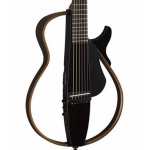 Yamaha SLG200S Steel String Silent Guitar In Translucent Black Finish