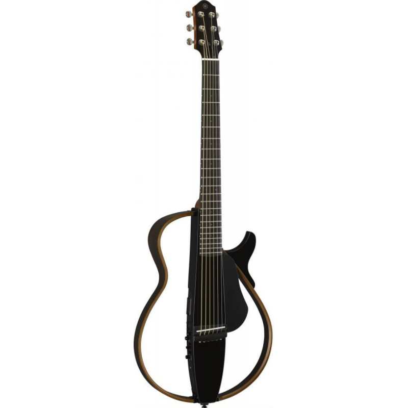 Yamaha SLG200S Steel String Silent Guitar In Translucent Black Finish - Image 2