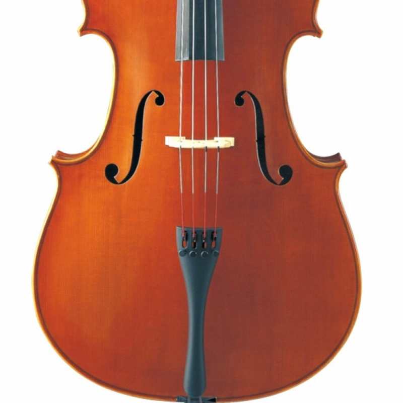 Yamaha VC5S Cello Outfit with Cover & Bow - Image 4
