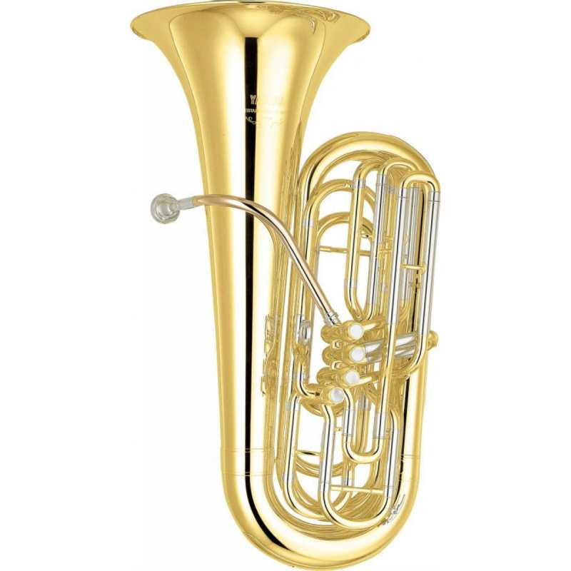 Yamaha YBB621S Bb Tuba in Silver Plated Finish … 4 Valve Professional Model Tuba (366mm Bell) with Case & Mouthpiece (YBB-621S) - Image 2