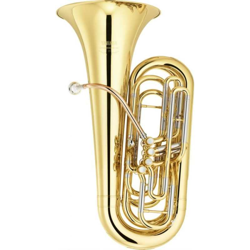 Yamaha YCB621S 4-valve C Tuba in Silver Plate (With Case & Mouthpiece) - Image 2