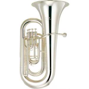 Yamaha YEB321S 4 Valve Eb Tuba in Silver Plate (With Case & Mouthpiece)