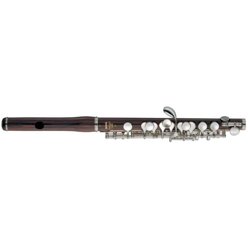 Yamaha YPC81 Professional Grenadilla Wood Body Piccolo with Silver Plated & Case - Image 2