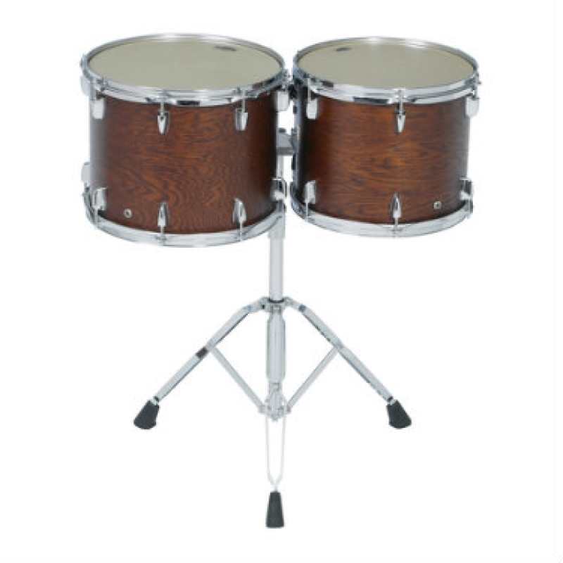 Yamaha CT-9013 13" Double Headed Concert Tom in Dark Wood Stain [CT9000 series CT9013] - Image 3