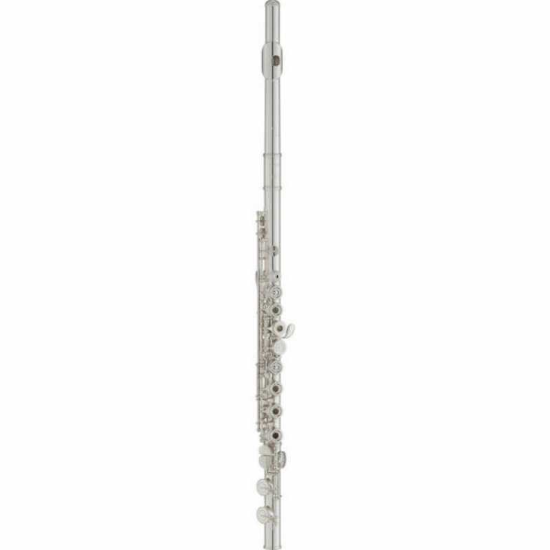 Yamaha YFL372 - Open Hole Silver Plated Flute with .925 Solid Sterling Silver Headjoint & Case - Image 2
