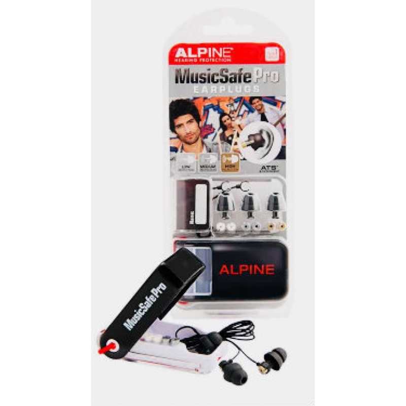 Alpine MusicSafe Pro Ear Plugs in White/Clear - Hearing Protection For Musicians - Image 5