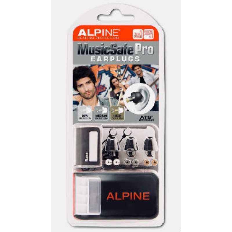 Alpine MusicSafe Pro Ear Plugs in White/Clear - Hearing Protection For Musicians - Image 2