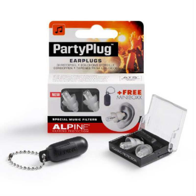 Alpine PartyPlug Ear Plugs in Translucent - For Festival, Concert & Party-Goers - Image 3