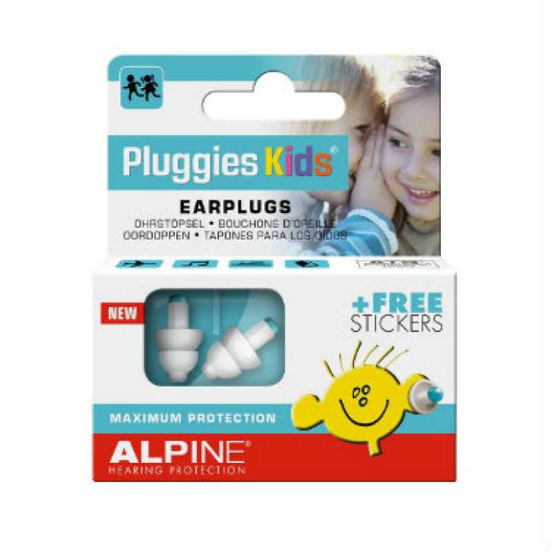 Alpine Pluggies Single Filter Ear Plugs - Hearing Protection For Kids - Image 3