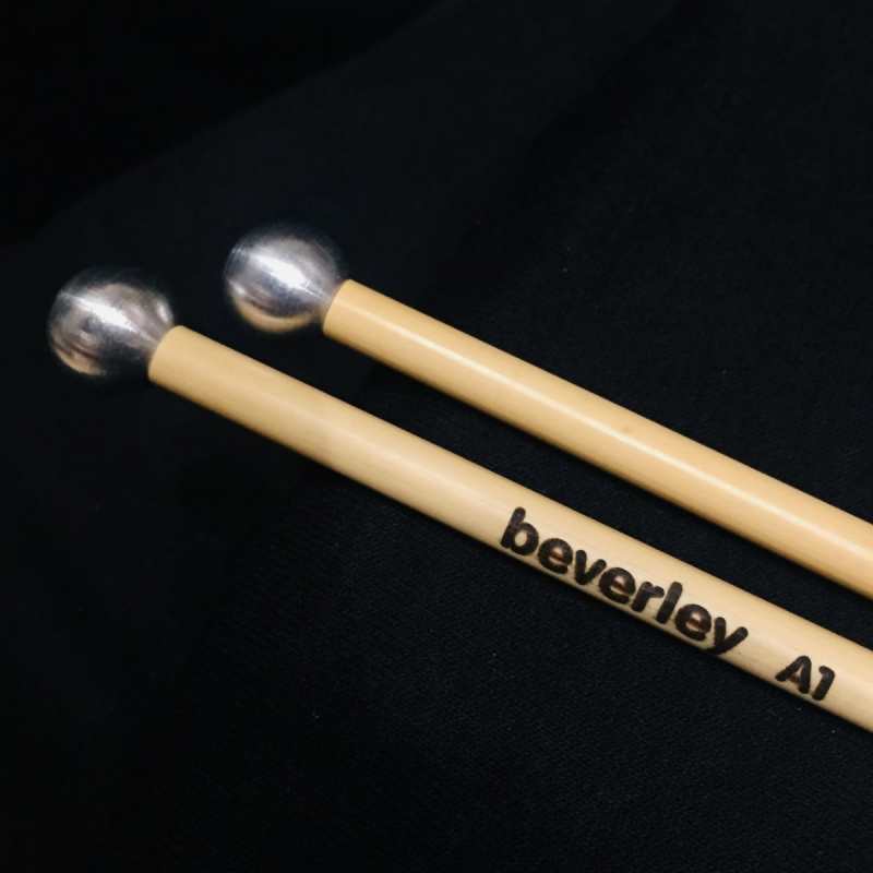 Beverley A1 Metallic Al Mallets with Rattan Handles (Bright & Delicate Tone)