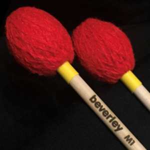 Beverley M1 Marimba Mallets with Maple Handles (Very Bright Tone)