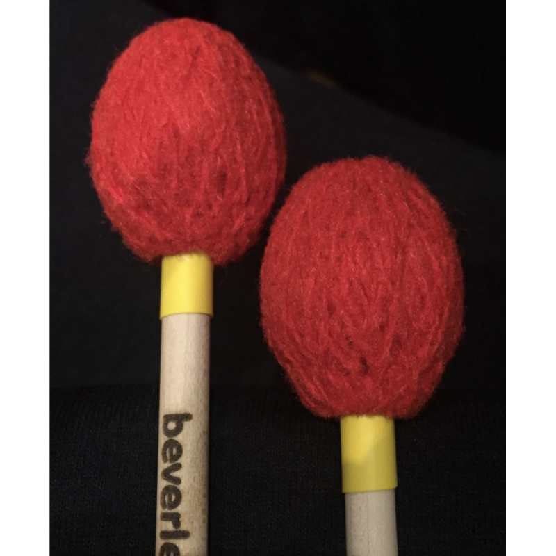 Beverley M1 Marimba Mallets with Maple Handles (Very Bright Tone) - Image 2
