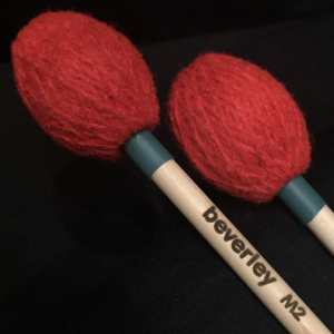 Beverley M2 Marimba Mallets with Maple Handles (Bright Tone)