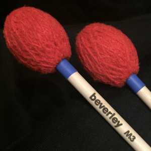Beverley M3 Marimba Mallets with Maple Handles (Medium Tone)