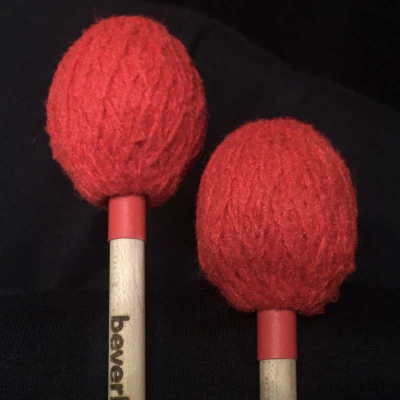 Beverley M4 Marimba Mallets with Maple Handles (Medium Soft Tone) - Image 2