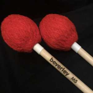 Beverley M5 Marimba Mallets with Maple Handles (Soft Tone)