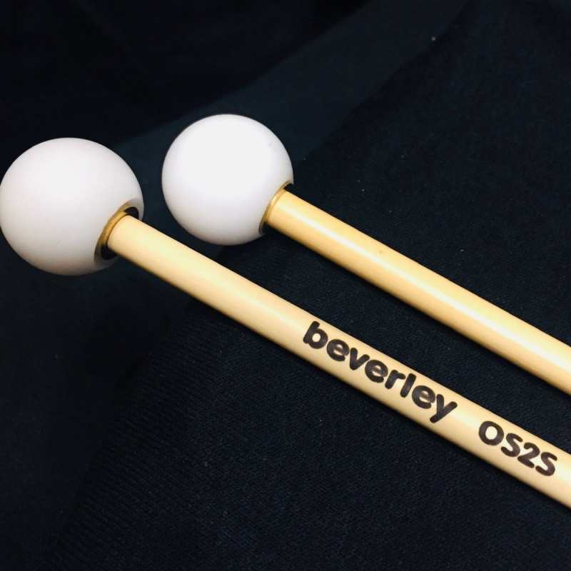 Beverley OS2S Glockenspiel Mallets with Rattan Handles (Bright Tone)
