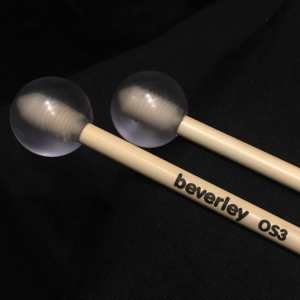 Beverley OS3 Glockenspiel Mallets with Rattan Handles (Medium Tone)