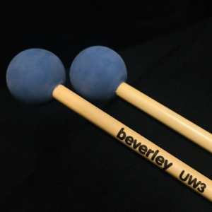 Beverley UW3 Multi-purpose Unwound Mallets with Rattan Handles (Medium Soft Tone)