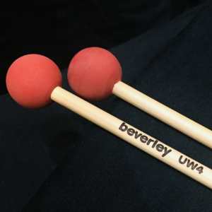 Beverley UW4 Multi-purpose Unwound Mallets with Rattan Handles (Soft Tone)