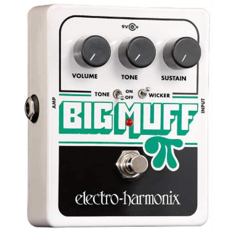Electro-Harmonix Big Muff Pi with Tone Wicker Distortion/Sustainer Pedal