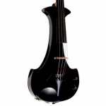 Bridge Aquila 4-String Electric Violin in Black with Hard Case & Carbon Bow