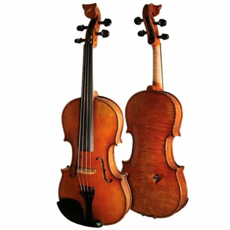 Bridge Tasman 4-String Electro Acoustic Violin With Oblong Hard Case - Image 5